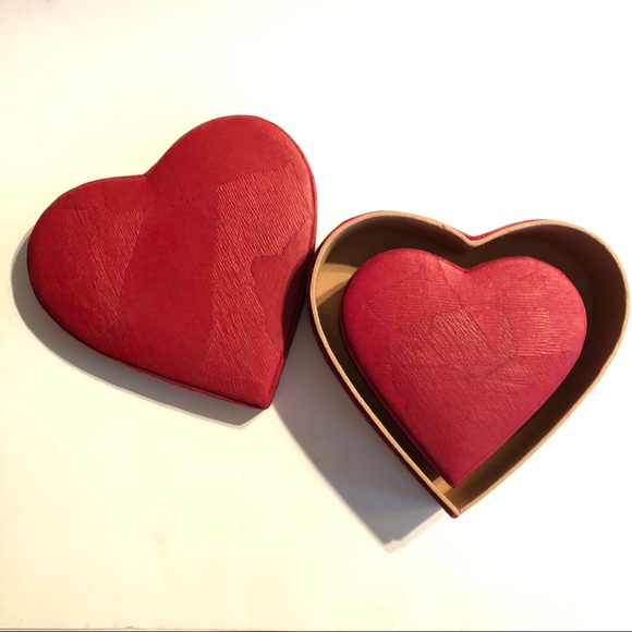 VALENTINE 2 Red HEART boxes - Picture 12 of 14